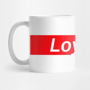 Loyalty // Red Box Logo Mug